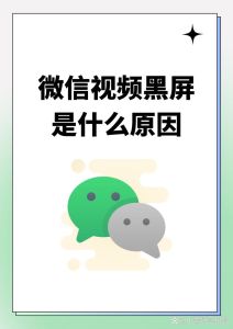 苹果17微信拍照黑屏_微信拍照黑屏？检查权限壳子，不行重启或维修