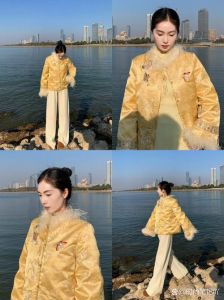 湖边拍照穿什么颜色的衣服好看_湖边拍照穿什么？选鹅黄浅粉或红橙，长裙阔腿亚麻衬衫，细节配自然元素