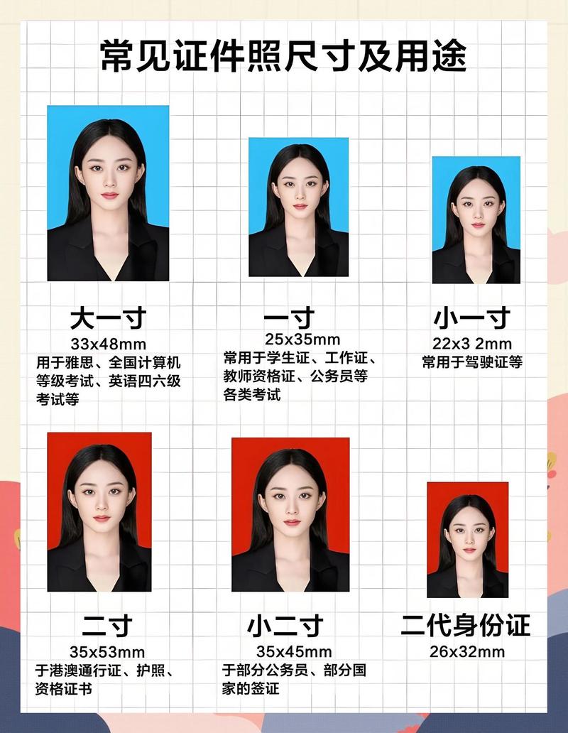 ps一寸照片的参数_求职考试证件照标准及制作方法