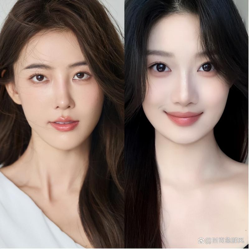 美颜与真人照片对比_真实美在于接纳不完美