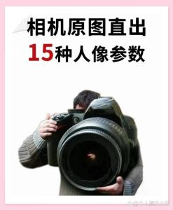 拍人像照片风格参数_人像摄影参数调法，捕捉个性情感