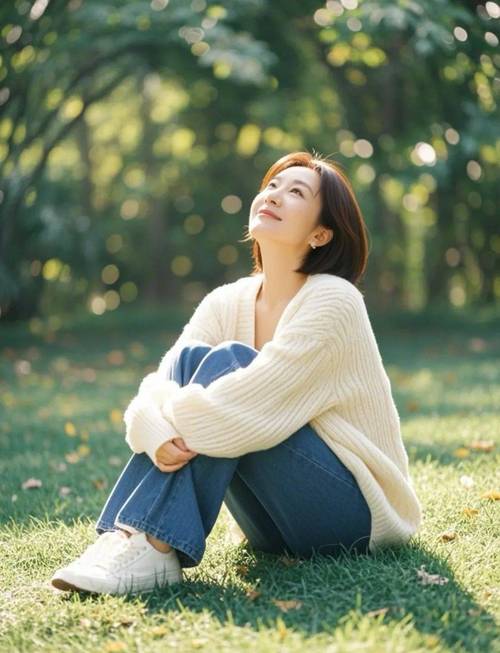 中年人拍照姿势大全_中年女士优雅拍照姿势，自信温柔显气质