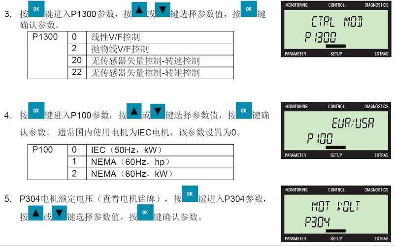 g120快速调试参数_西门子G120变频器BOP-2调试按键及流程