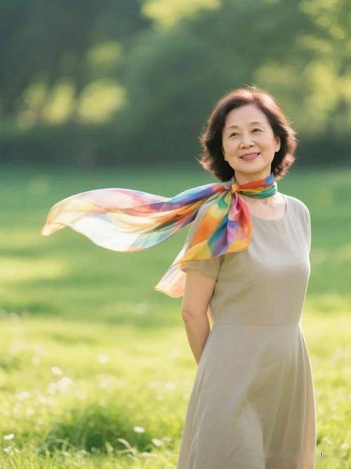 老年人拍照100种姿势_秋日公园拍照姿势，中老年女士自然美瞬间