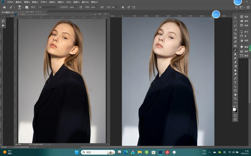 人像修图练习图片_Photoshop人像修图核心技巧