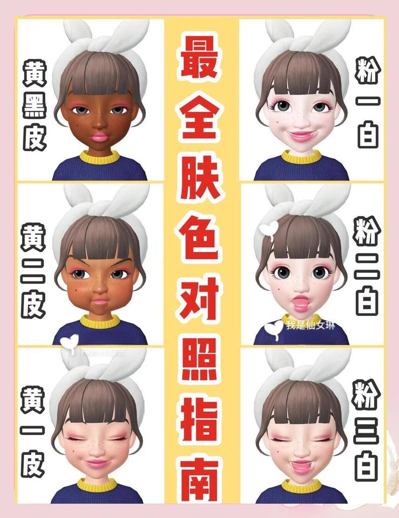 美白一个度对照图片_科学美白，精测肤色，安全有效！