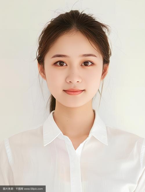 我要一张带有人像的图片纯色的_浅粉人像头像，微笑侧脸合十姿势