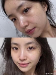 美白对比图真人高清_杨颖天使白引热议，健康美白才是王道！