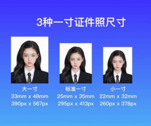 标准一寸照片比例_一寸证件照尺寸及使用全攻略