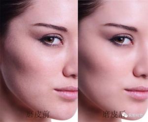 女生磨皮前后的对比_高清显瑕疵，滤镜美颜引审美疲劳