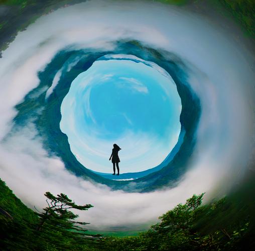 有后期创意的摄影图_摄影构图创意，点线面演绎非凡意境