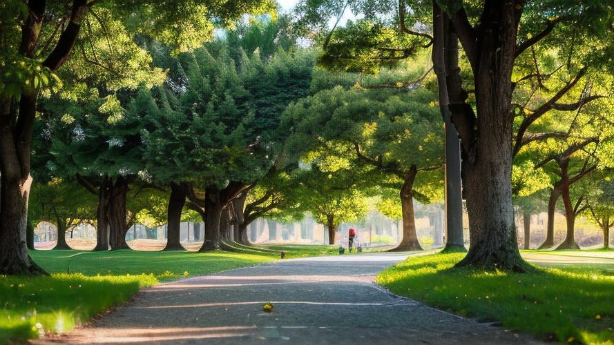 公园景象是自然风光还是城市风光_城市绿洲，休闲好去处