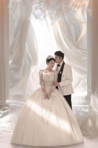 婚纱照修图可以换背景嘛_婚纱照换背景修图教程，轻松DIY