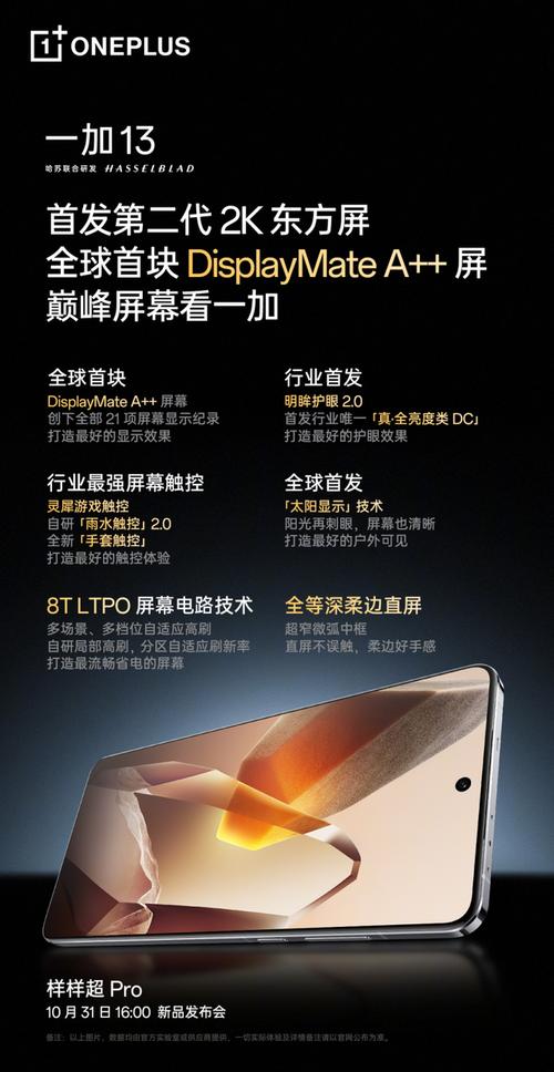 一加13参数_屏幕影像性能对比，体验差异大