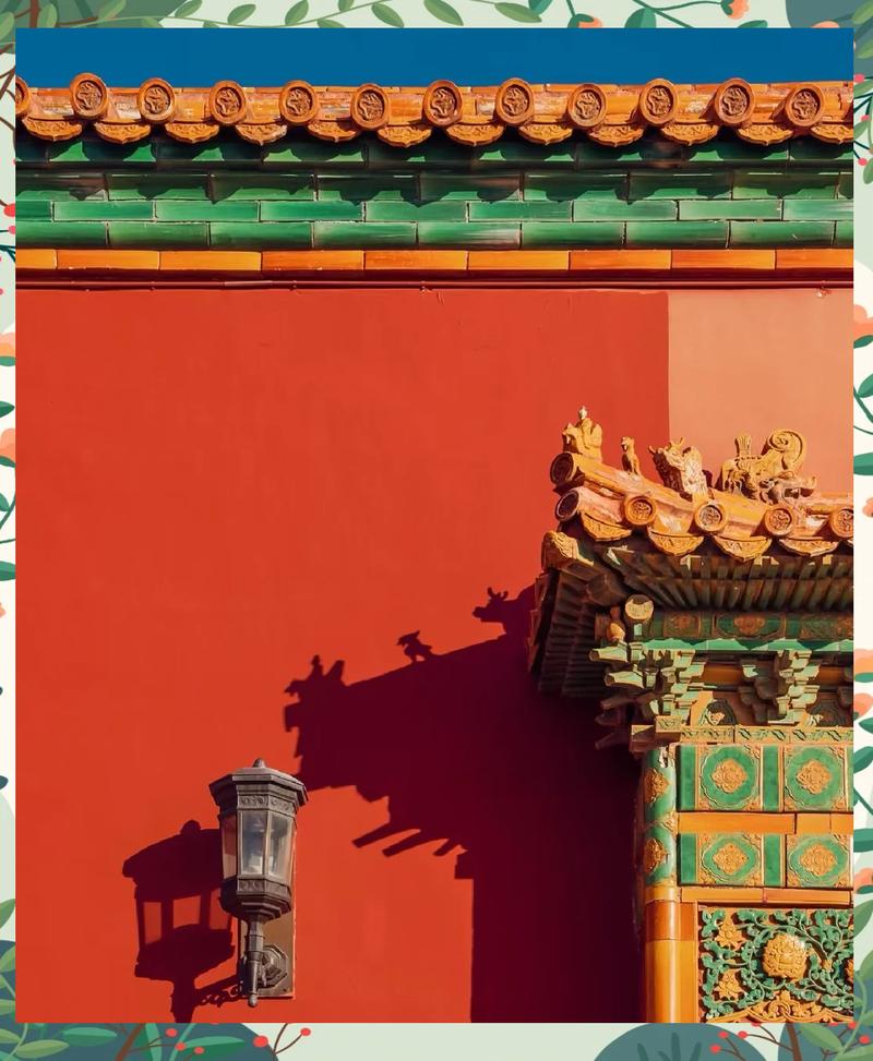 故宫红墙纸拍照_文明拍摄红墙，保护文物显魅力